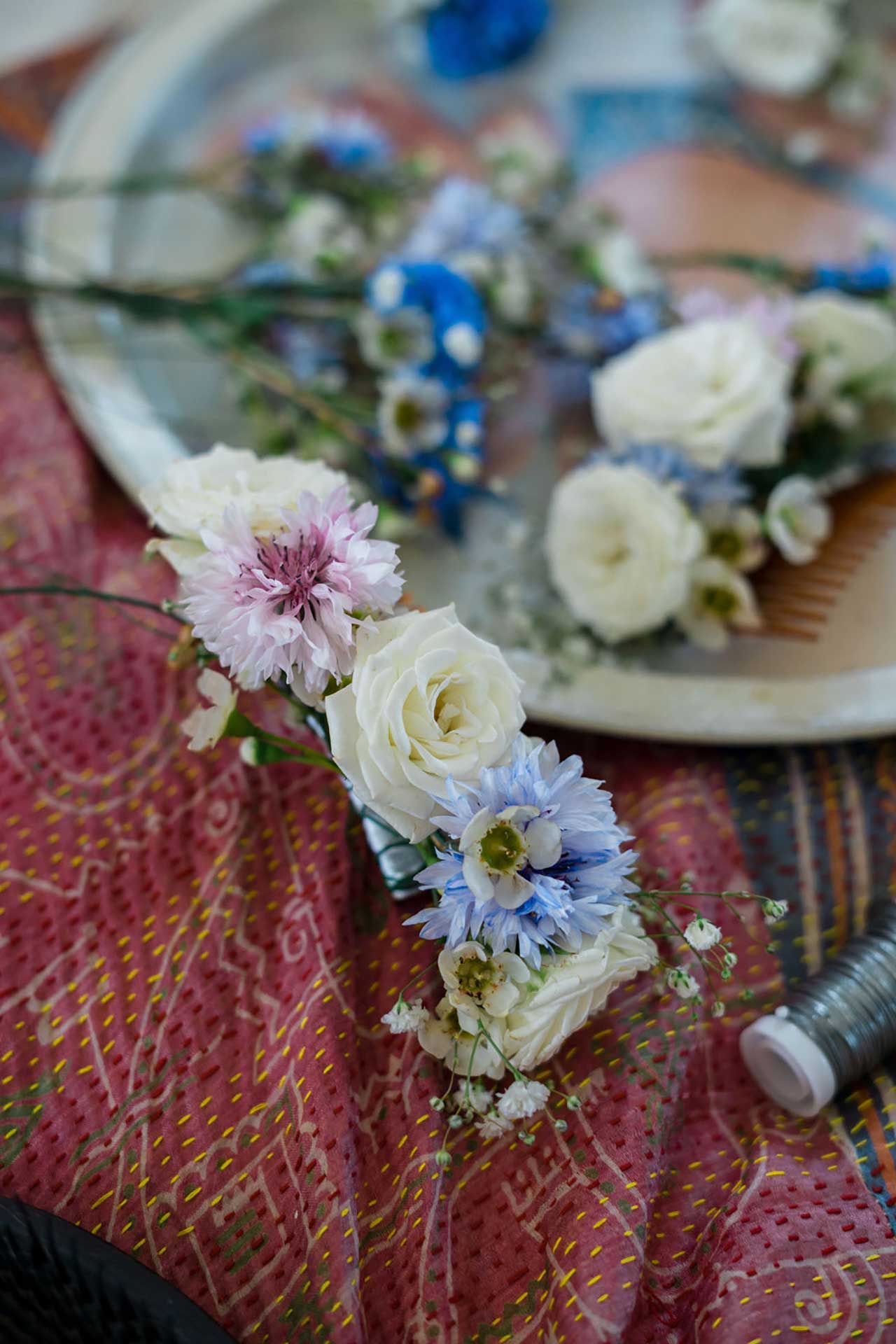 Wedding flowers by The Unwalled Garden