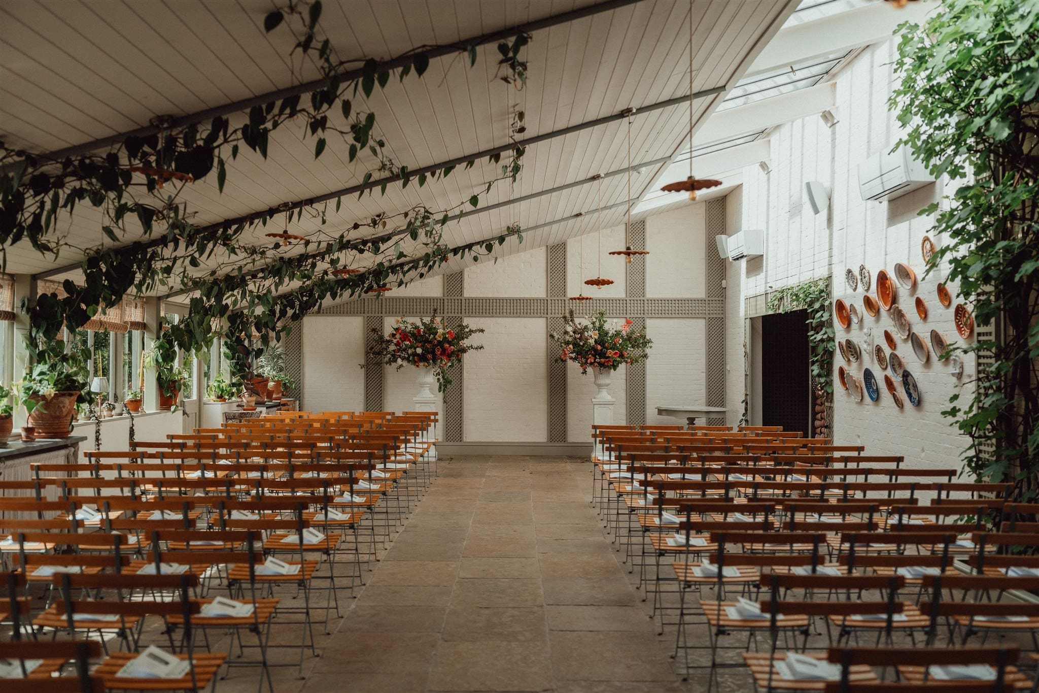 Garden Room at Kin House for Wedding Ceremony